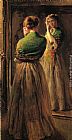 Girl with a Green Shawl by Joseph Rodefer de Camp
